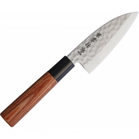 Нож кухонный Kanetsune Ko-Deba 105 мм, сталь DSR1K6, рукоять pakka wood купить в 