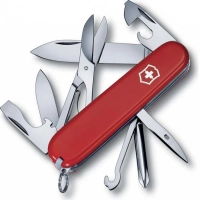 Нож перочинный Victorinox Super Tinker, сталь X55CrMo14, рукоять Cellidor®, красный купить в 