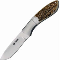 Нож с фиксированным клинком CRKT Grandpa’s Favorite, сталь 12C27 Sandvik, рукоять Резной олений рог купить в 