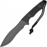 Нож с фиксированным клинком Spartan Blades Ronin Shinto, клинок черный, сталь CPM-S35VN, рукоять черная микарта купить в 
