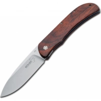 Нож складной Exskelibur I Cocobolo, сталь 440C Satin Plain, рукоять дерево кокоболо, Boker Plus 01BO022 купить в 
