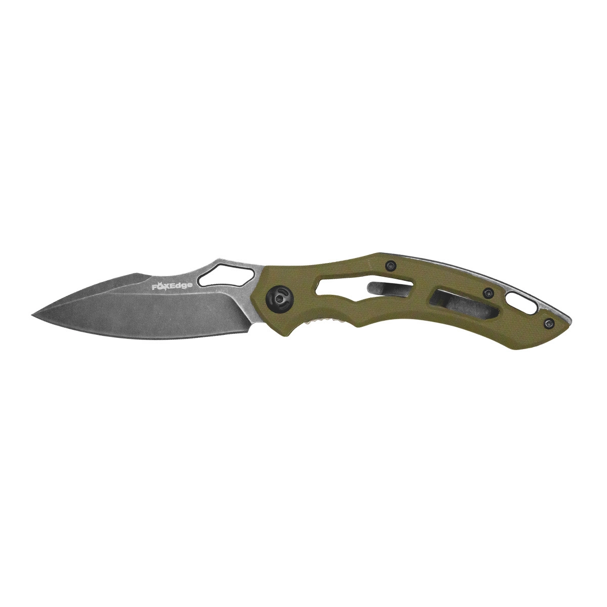 Складной нож Fox Ege Sparrow, сталь 9Cr13MoV, Stone Washed, рукоять G10
