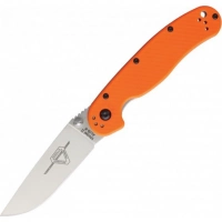 Складной нож Ontario RAT II Orange, сталь AUS-8, рукоять термопластик GRN купить в 