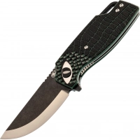 Складной нож Рептилия-02 Reptilian, сталь D2, рукоять Black G10 купить в 