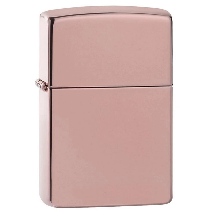 Зажигалка ZIPPO Classic с покрытием High Polish Rose Gold, латунь/сталь, розовое золото, 36х12х56 мм