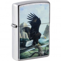 Зажигалка ZIPPO Linda Pickens Design с покрытием Street Chrome, латунь/сталь, серебристая купить в 