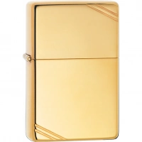 Зажигалка ZIPPO Vintage™ с покрытием High Polish Brass купить в 