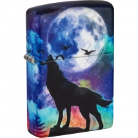 Зажигалка ZIPPO Wolf Design с покрытием 540 Matte, латунь/сталь купить в 